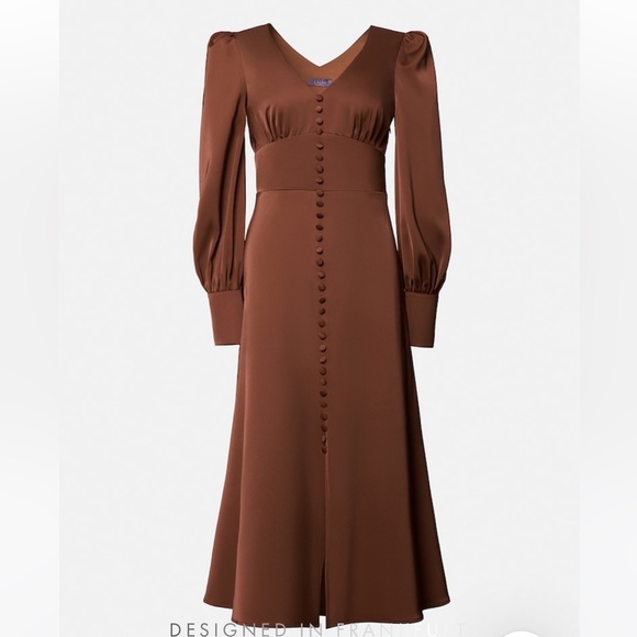 Lichi Satin Dress - Picture 1 of 5